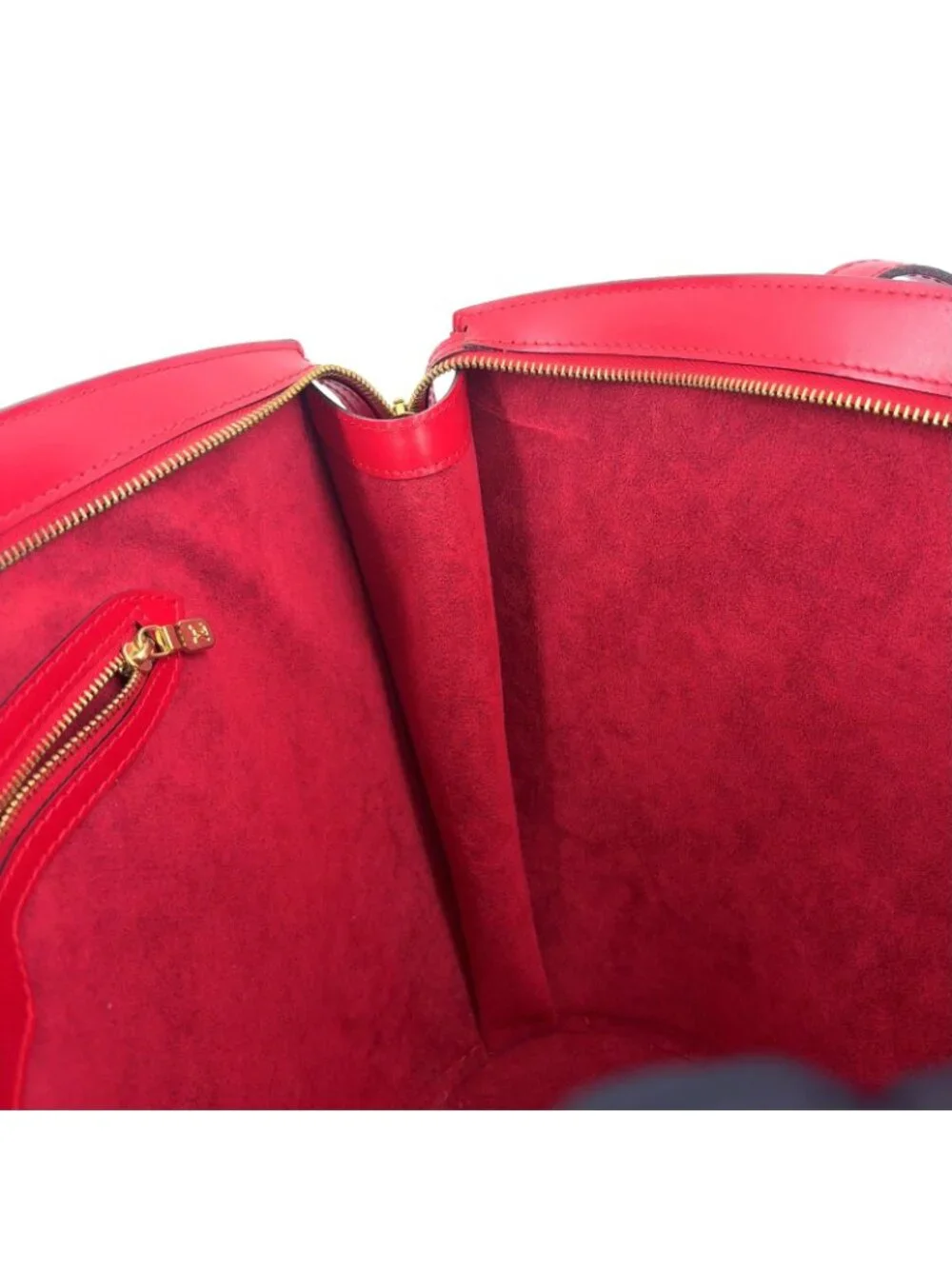 Louis Vuitton Saint Jacques Shopping Epi Castilian Red Leather Shoulder Bag Gold
